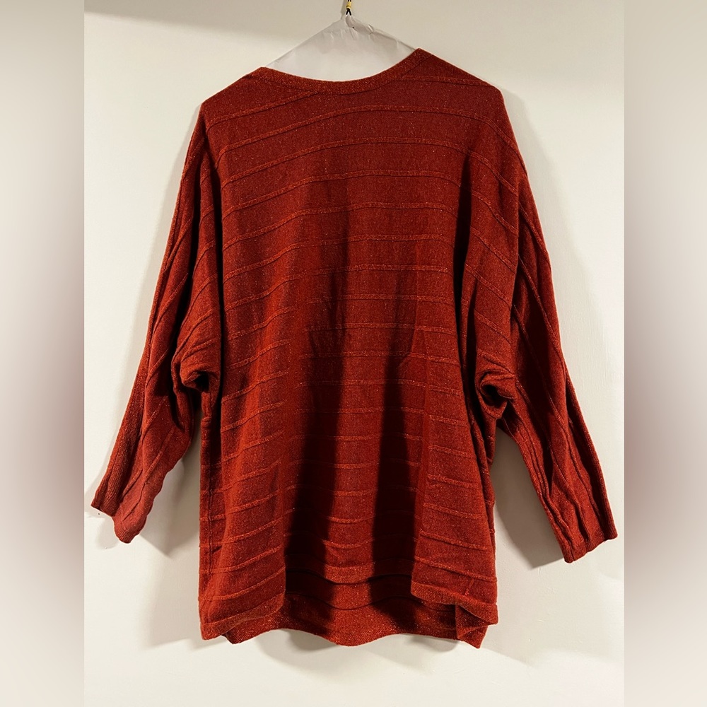 Burnt Orange Knit Sweater